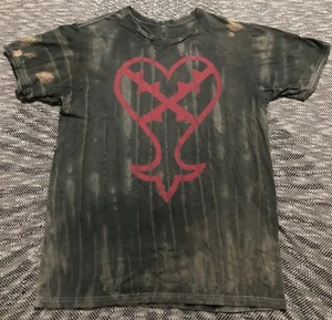 Kingdom Hearts Heartless Hearts Graphic Cosplay Square Enix Small T Shirt - Picture 1 of 10