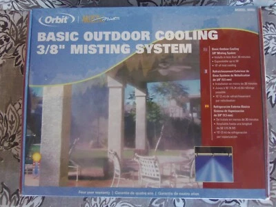 Sistema de nebulización Orbit Arizona básico de refrigeración exterior de 3/8" 30060 sellado de fábrica NUEVO Foto 1 de 4