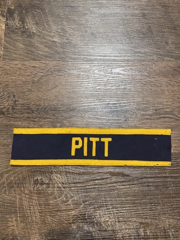 pittsburgh panthers PITT 50s felt banner antique vintage retro armband ACC Cover