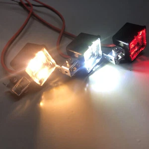 Simulierter LED Scheinwerfer für Axial SCX10 TRX4 D90 TF2 Tamiya CC01 RC Crawler - Bild 1 von 11