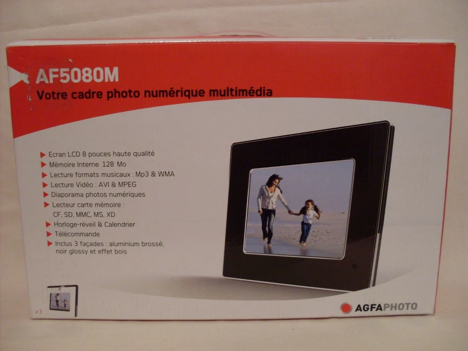 AGFA DIGITAL PHOTO FRAME MODEL AF5080M - Image 1 of 1