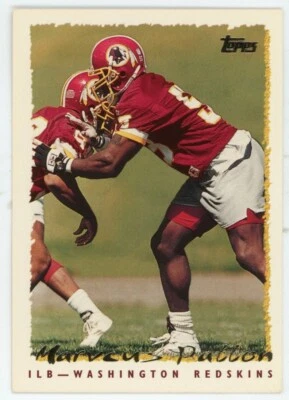 1995 Topps Football Card #244 Marvcus Patton - Image 1 of 2