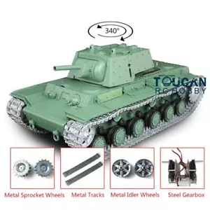 On Sale 1/16 Henglong 7.0 Soviet KV-1 3878 BB IR RC Tank Metal Tracks Sprockets - Picture 1 of 7