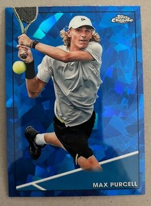 Max Purcell 2021 Topps Chrome Tennis Sapphire Edition Card #78