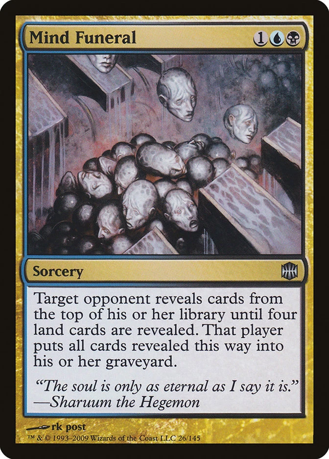 Magic The Gathering MTG MIND FUNERAL Alara Reborn NM Near Mint - Image 1 of 1