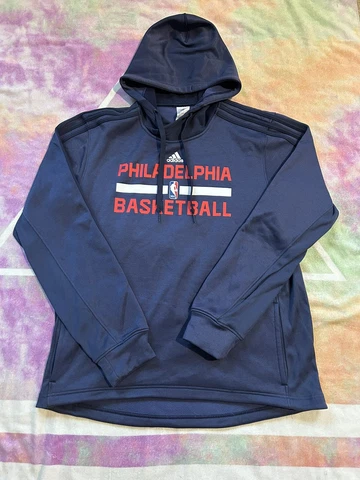 Adidas NBA Philadelphia 76ers Sweatshirt  Size L Worn Clean 2016 Cover