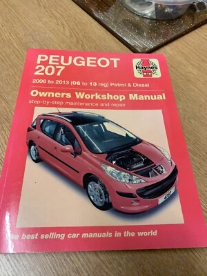 Peugeot 207 Haynes Workshop Repair Manual KFU HDI Engines etc  - Image 1 of 4