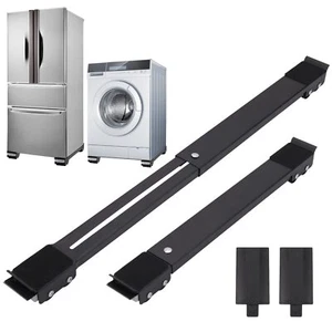 2pcs Extendable Appliance Furniture Dolly Mobile Roller Adjustable Washing Machi - Picture 1 of 7