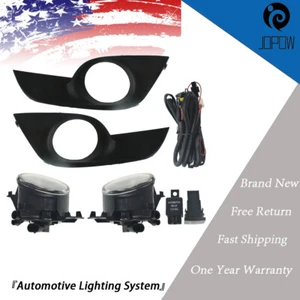 Fog Lights Lamps Kit Switch+Harness for Nissan Altima 2013-2015 - Picture 1 of 7