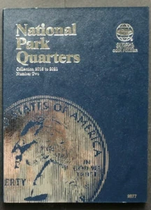 Whitman National Park Quarters Coin Folder 2016-2021 Number 2 Album Book 2877 - Picture 1 of 4