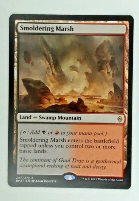 MTG Singles - Smoldering Marsh - Battle for Zendikar -G126 - Image 1 of 2