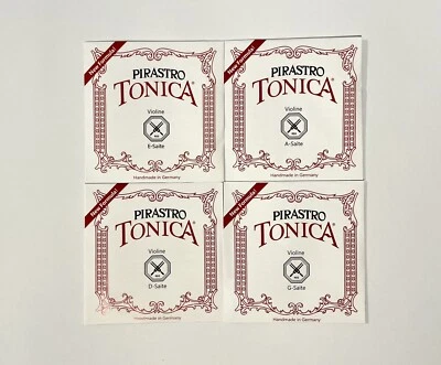 Pirastro Tonica Violin String Set - 4/4 Size Ball-end E. Free Shipping - Image 1 of 2
