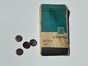 NOS GM 1965 Chevy Rear Differential Pressure Plate Spring Cups 3867896 Bag of 4 - Picture 1 of 4