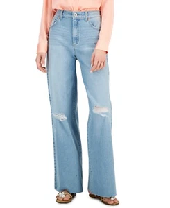 MSRP $70 Inc International Concepts Womens High Rise Wide-Leg Jeans Blue Size 4 - Picture 1 of 1