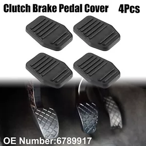 4 Pcs Car Anti-Slip Clutch Brake Pedal Covers for Ford Focus 1998-2005 Black - Picture 1 of 8