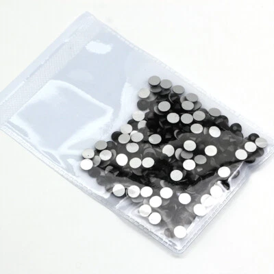 288 piezas 6,5 mm SS30 sin hotfix pedrería respaldo plano brillo cristal gemas de vidrio Foto 1 de 4