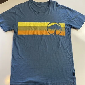 Made in USA ARBOR Logo Graphic Blue Super Soft M Hippie BoHo Retro 80's - Picture 1 of 11