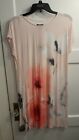 Vera Wang Gown  Pink Print Sunrise Size Small