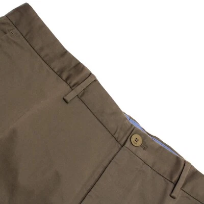 Pantalones chinos/casuales Incotex nuevos con etiquetas mezcla de algodón calce ajustado talla 54L (38 EE. UU.) en verde Foto 1 de 4