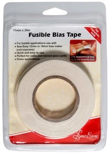 Fusible Bias Tape: 11mm x 20m - by Sew Easy - ER520.11 - Picture 1 of 1