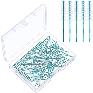 Interdental Brush Teeth Soft Dental Picks Floss Interdental Brush Betweens White - Picture 1 of 12