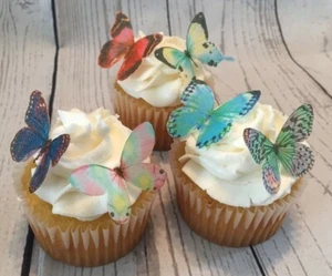 Petite Unicorn Mix Edible Butterflies- Cupcake Decoration - Picture 1 of 2