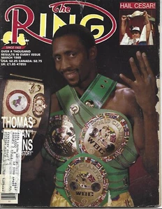 MARZO 1988 THE RING BOXING MAGAZINE THOMAS HEARNS JULIO CESAR CHAVEZ MAYWEATHER - Foto 1 di 1
