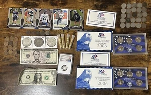 Huge Coin Collection Estate Proofs Sets Silver Dollars Indian Head Pennies &more - Picture 1 of 18