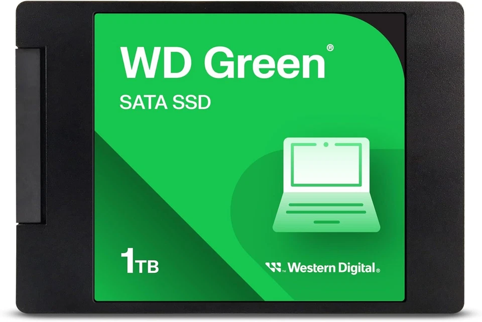 WD 1TB WD Green Internal SSD Solid State Drive - SATA III 6 Gb/s WDS100T3G0A - Image 1 of 1