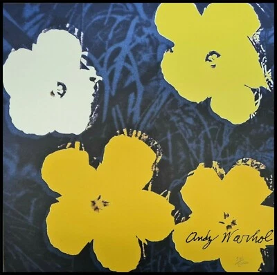 ANDY WARHOL * Flowers * lithograph * limited # xx/2400 CMOA signed - Bild 1 von 4