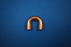 HVAC Copper Fitting CxC 180° U-bend elbow 1/4" Flaring ID 6.35mm - Picture 1 of 6