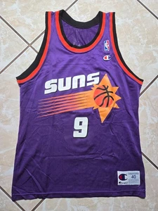 Vintage Champion Phoenix Suns Dan Majerle NBA Basketball Jersey Size 40 M 90s - Picture 1 of 10