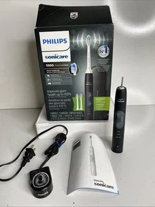 Philips Sonicare ProtectiveClean 5300 Wiederaufladbare Elektrische Zahnbürste, Schwarz - Bild 1 von 6