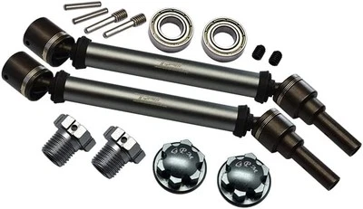 GPM Racing Aluminum CVD Driveshaft Set For Traxxas Maxx WideMaxx TXMS143F/RS-BK - Imagem 1 de 4