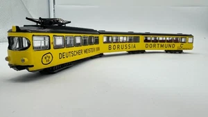 Roco H0 43189 Straßenbahn Borussia Dortmund DÜWAG OVP #FAT1# - Picture 1 of 18