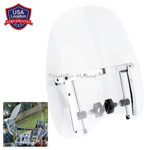 Parabrisas de 17" para Harley XL Dyna Softail Touring V-ROD Nighster Breakout - Imagen 1 de 19