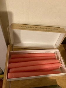 Williamsburg Soap & and Candle Co Tradition Pink  10" inch  8 candles unused - Picture 1 of 4