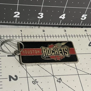 Houston Rockets Keychain Red Black Logo Vintage NBA Basketball 1995 - Picture 1 of 8