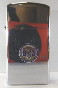 1966 fondo plano USS acero EE. UU. CAJA sin usar rara ZIPPO - Imagen 1 de 9