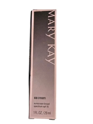 Mary Kay CC Cream 086620 Sunscreen Broad Spectrum SPF 15 Very Deep 02.20 NIB  - Image 1 of 4