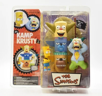 McFarlane Toys The Simpsons - Kamp Krusty: Bart & Krusty the Clown Figure Set - Image 1 of 2