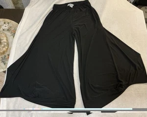 Planet By Lauren G Wide Leg, Ballon, Parachute Black Hose, Gummibund, L - Bild 1 von 6