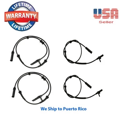 4 Sensor de velocidad ABS delantero trasero para BMW 740i 750i 760Li ACTIVEHYBRID 7 2013-2015 Foto 1 de 4