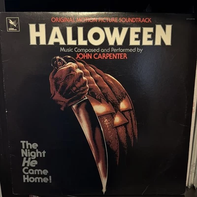 John Carpenter HALLOWEEN Original Motion Picture SOUNDTRACK RARE Vinyl LP 1983 - Image 1 of 4