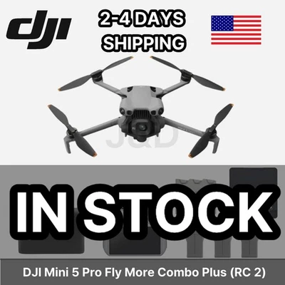 ⭐DJI Mini 5 Pro Fly More Combo Plus (RC 2)⭐ IN STOCK✈️ FROM USA🇺🇸 2-4 SHIPPING - Image 1 of 4