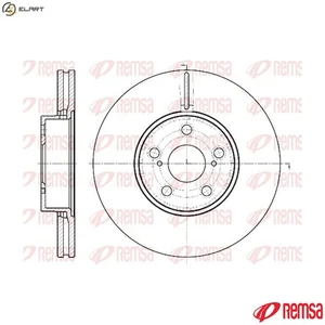 2x BRAKE DISC 6887.10 FOR HONDA TOYOTA R18Z2 1.8L R20A6 2.0L 4cyl CIVIC IX 1.8L - Picture 1 of 9