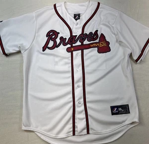 Majestic Atlanta Braves Evan Gattis #24 weiß Baseball Trikot Herren XL bestickt - Bild 1 von 12