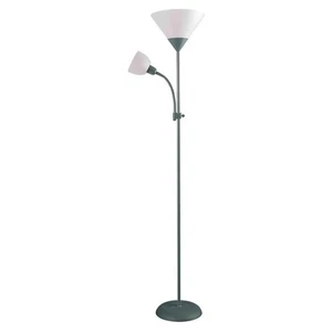 Lexi Lighting Georgia Mother and Child Floor Lamp (Grey) - Picture 1 of 7