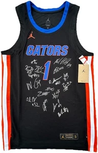 2024-25 FLORIDA GATORS TEAM SIGNED NIKE BASKETBALL TRIKOT WALTER CLAYTON JR - Bild 1 von 4