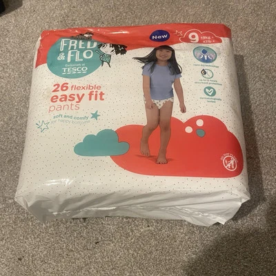 Fred & Flo Nappy Pants Size 9 X26 Nappies - Image 1 of 3